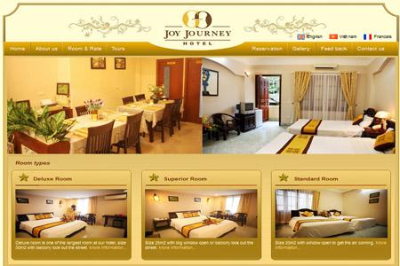 Thiết kế web khách sạn chuyên nghiệp